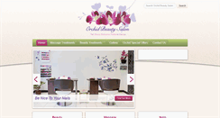 Desktop Screenshot of orchidbeautysalon.com